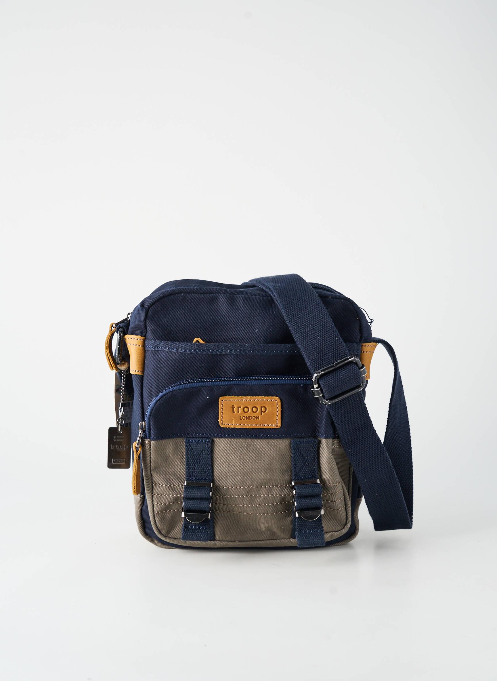 Sac coutures renforcées bleu TROOP LONDON homme
