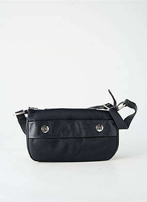 Sac fermeture zippée forme rectangulaire noir TEXIER femme