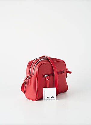 Sac multipoches forme rectangulaire rouge FUCHSIA femme