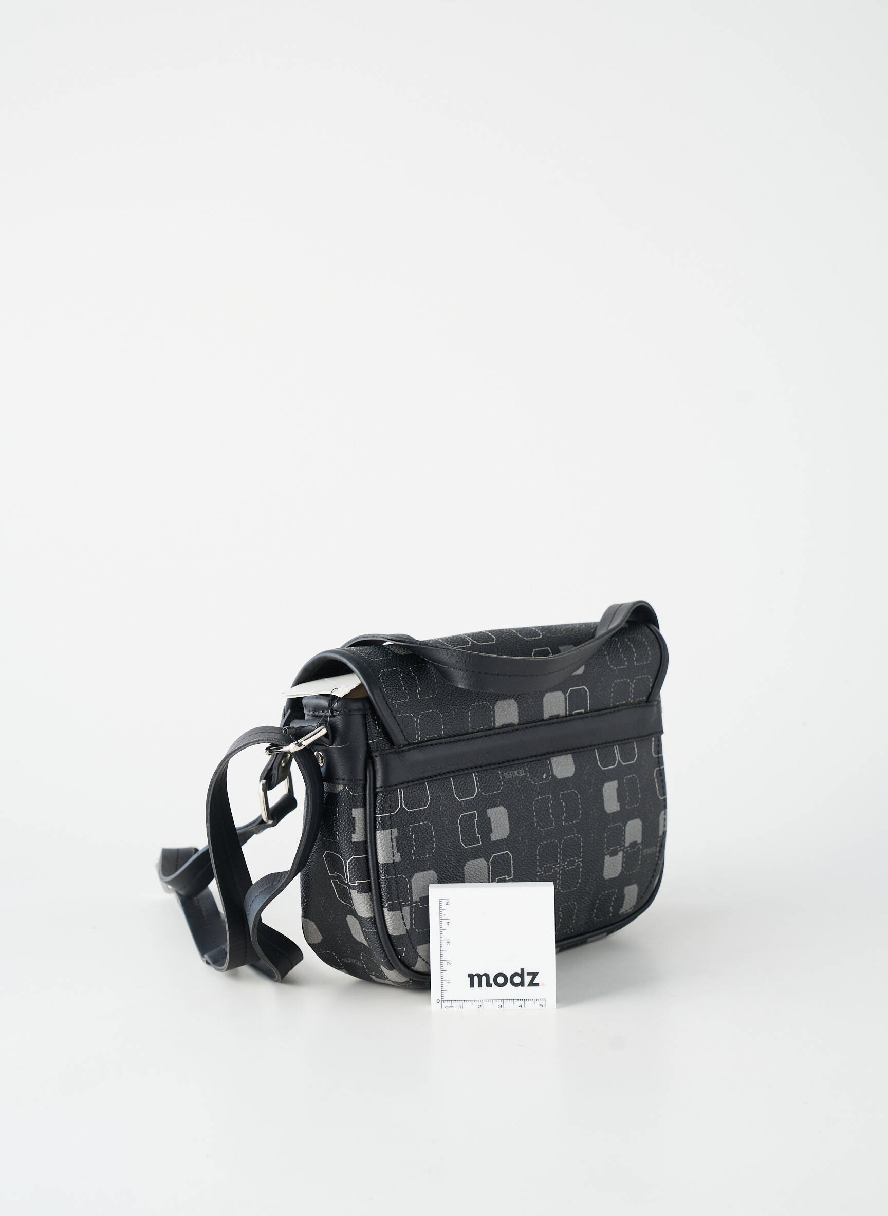 Sac cuir grainé forme rectangulaire noir TEXIER femme