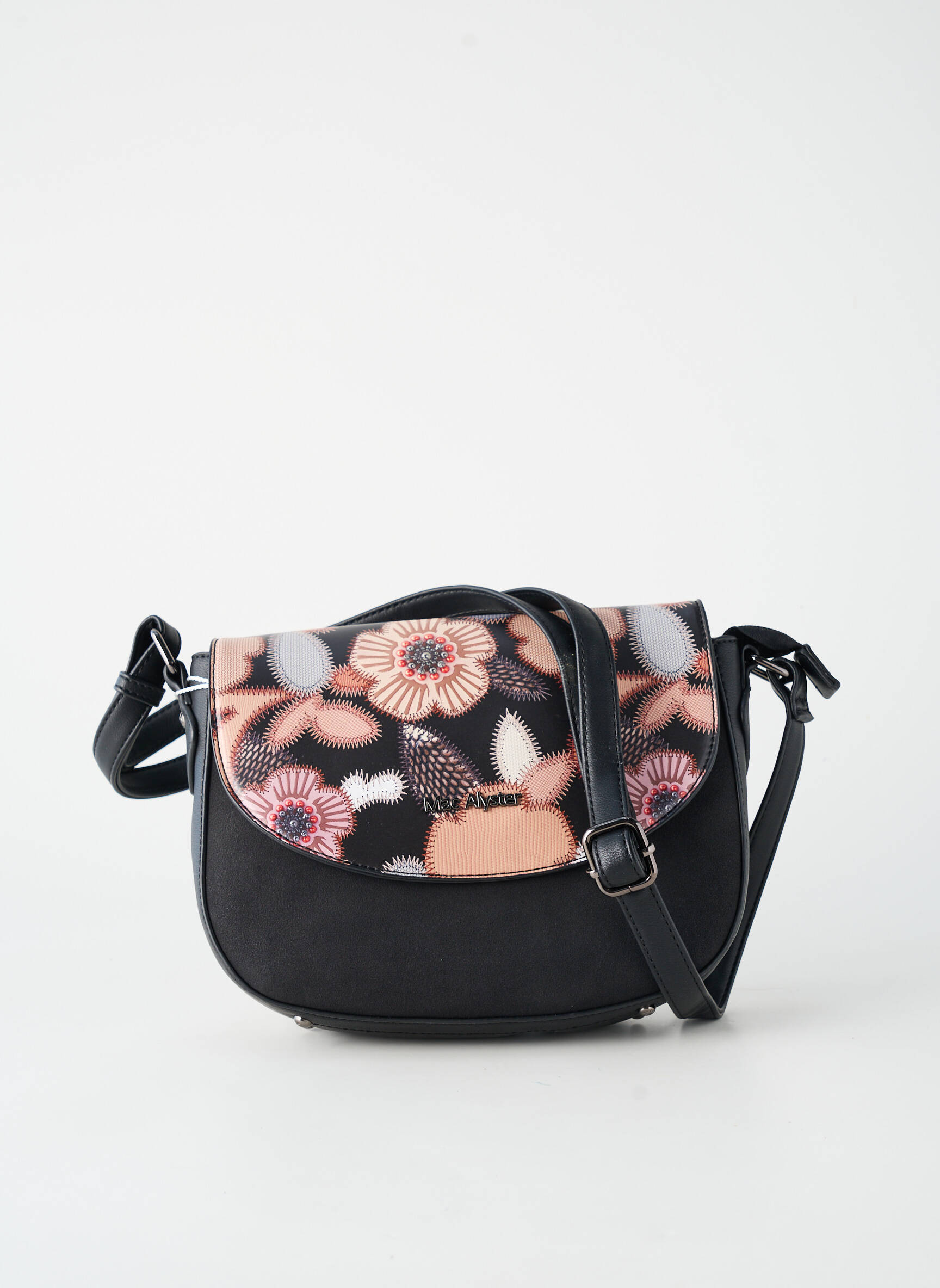 Sac multipoches forme rectangulaire noir MAC ALYSTER femme