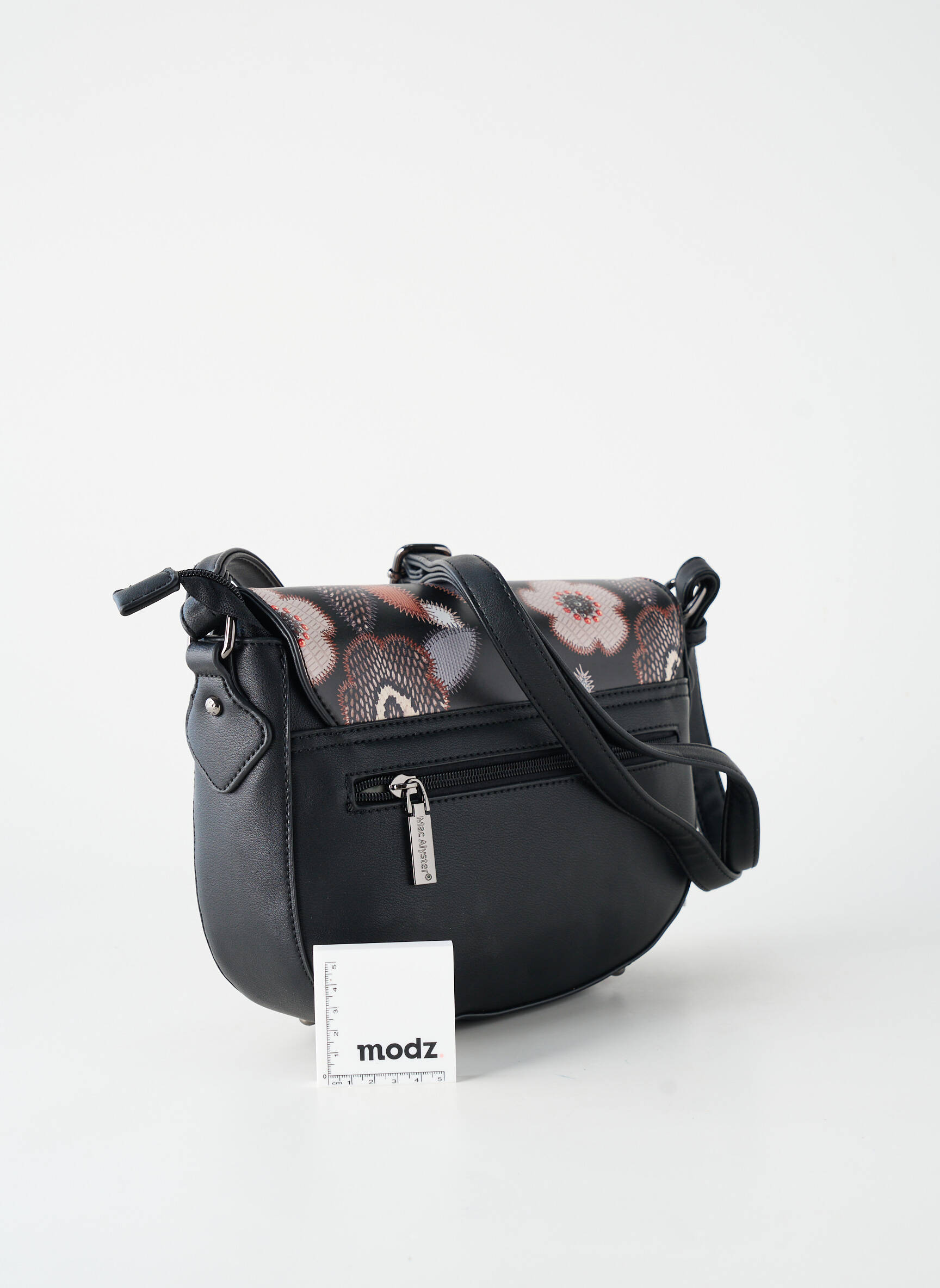 Sac multipoches forme rectangulaire noir MAC ALYSTER femme