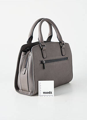 Sac multipoches forme rectangulaire gris HEXAGONA femme