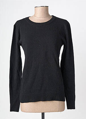 Pull stretch manches longues noir FELINO femme