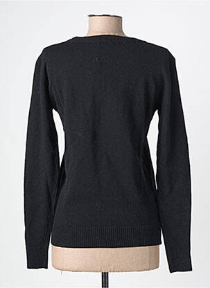 Pull stretch manches longues noir FELINO femme