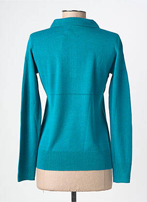 Pull stretch manches longues vert FELINO femme