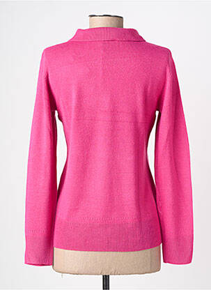 Pull stretch manches longues rose FELINO femme