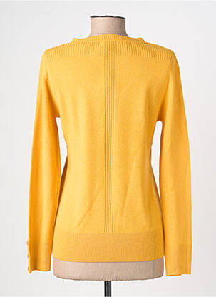 Pull col v manches longues jaune FELINO femme