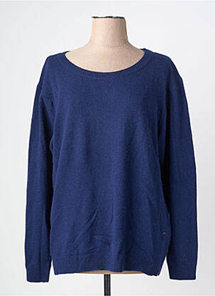 Pull stretch manches longues bleu FELINO femme