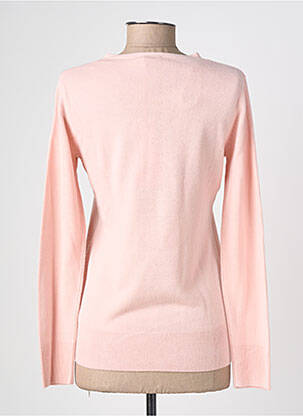 Pull coupe cintrée manches longues rose FELINO femme