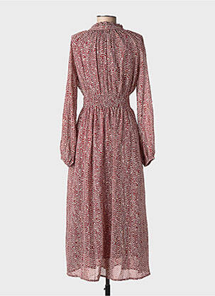 Robe longue manches longues manches longues rouge MOLLY BRACKEN femme