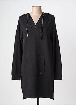 Robe courte manches longues manches longues noir LOLA ESPELETA femme