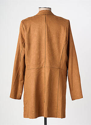 Manteau long coupe cintrée sans capuche marron MOLLY BRACKEN femme