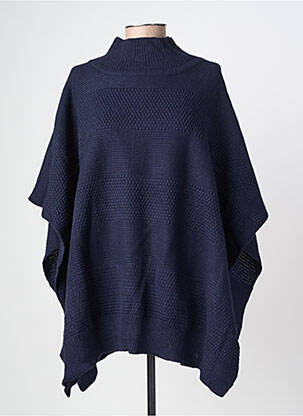 Poncho coupe ample bleu MOLLY BRACKEN femme