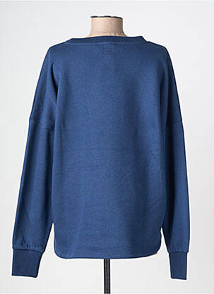 Sweat-shirt stretch manches longues bleu TBS femme