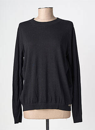 Pull stretch manches longues noir TIMEZONE femme