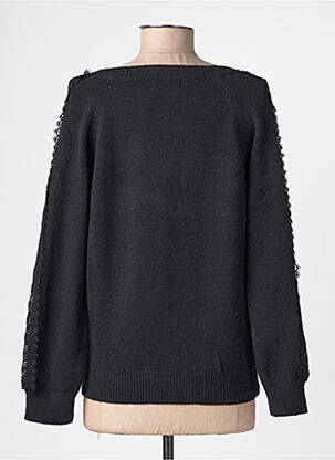 Pull col v manches longues noir MOLLY BRACKEN femme