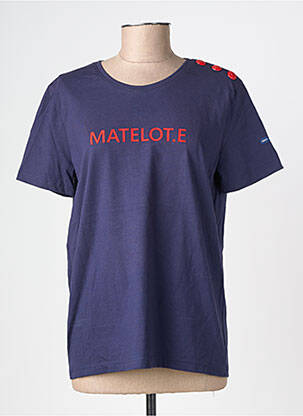 T-shirt manches longues manches longues bleu SAINT JAMES femme