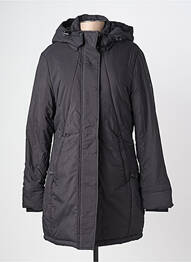 Doudoune poches a capuche noir TIMEZONE femme