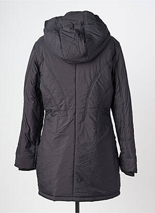 Doudoune poches a capuche noir TIMEZONE femme