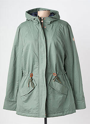Parka manches longues sans capuche vert TBS femme