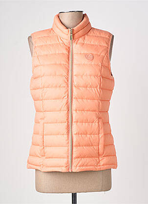 Doudoune poches sans capuche orange MISE AU GREEN femme