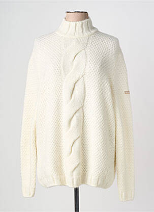 Pull stretch manches longues beige SAINT JAMES femme