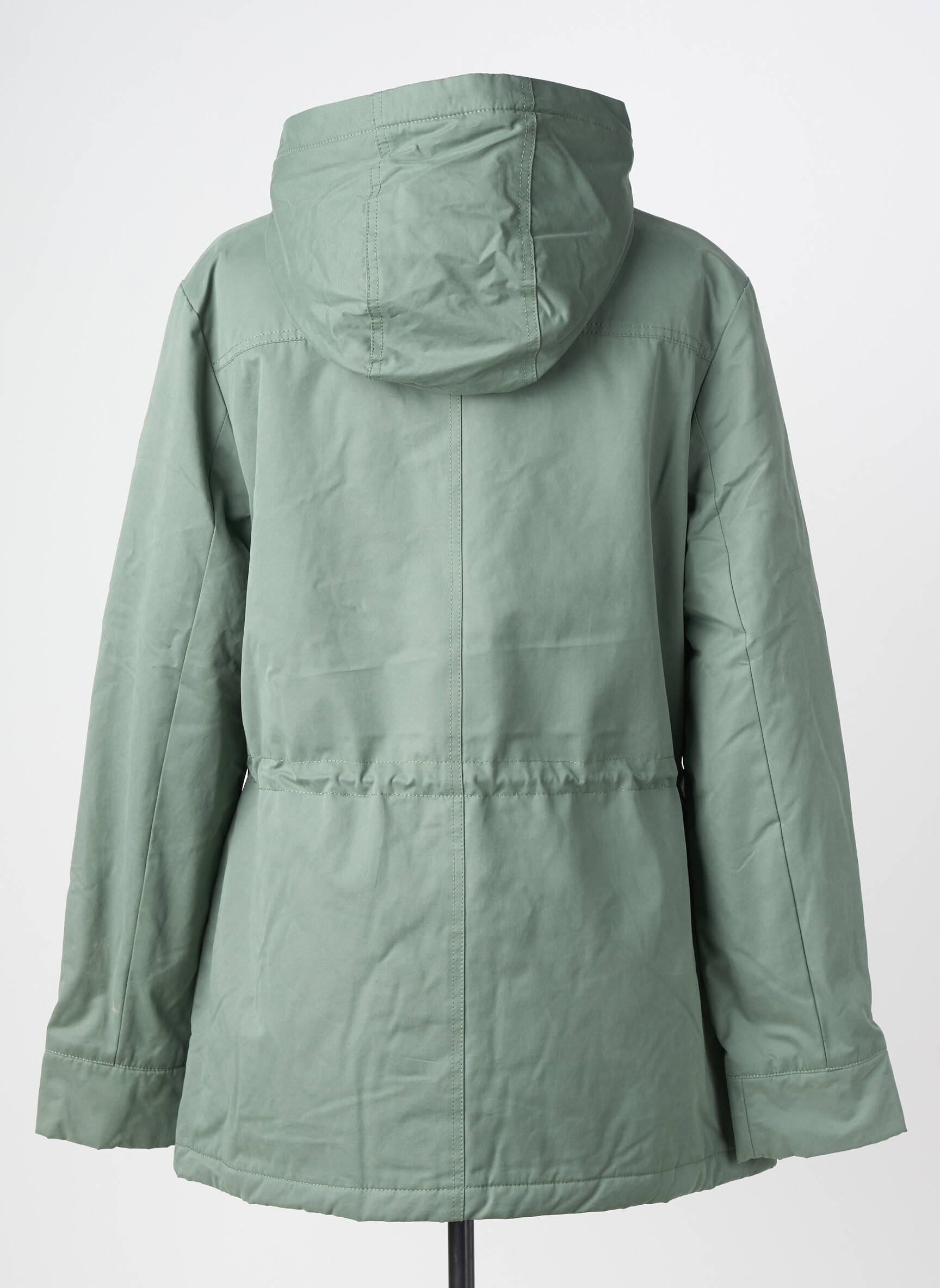Parka manches longues sans capuche vert TBS femme