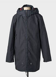 Doudoune manches longues a capuche noir TIMEZONE homme