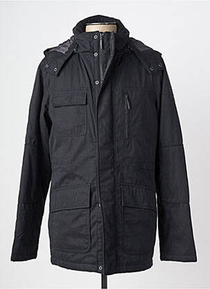 Doudoune poches a capuche noir TBS homme