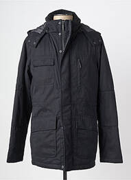 Doudoune manches longues a capuche noir TBS homme