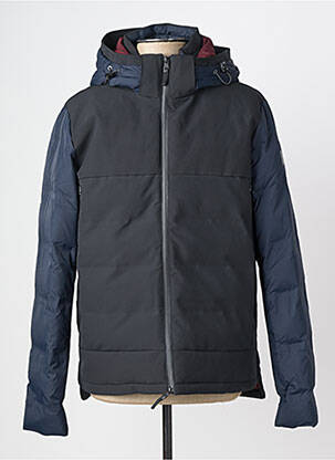 Doudoune poches a capuche noir TIMEZONE homme