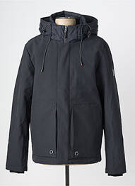 Doudoune manches longues a capuche noir TIMEZONE homme