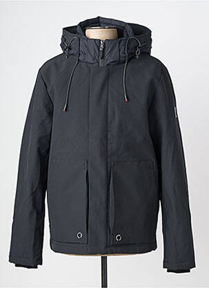 Doudoune manches longues a capuche noir TIMEZONE homme