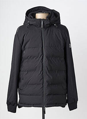 Doudoune poches a capuche noir TIMEZONE homme