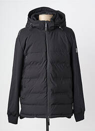Doudoune manches longues a capuche noir TIMEZONE homme