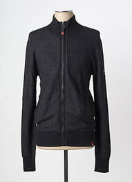 Gilet manches longues manches longues noir TIMEZONE homme