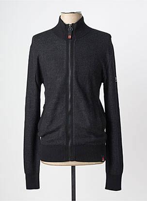 Gilet manches longues manches longues noir TIMEZONE homme