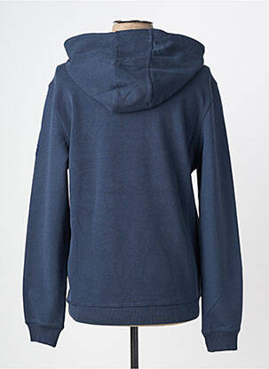 Sweat-shirt à capuche tissage jersey manches longues bleu TIMEZONE homme