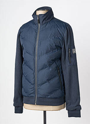 Doudoune manches longues sans capuche bleu TIMEZONE homme