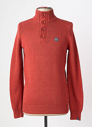 Pull stretch manches longues orange TBS homme