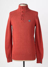 Pull stretch manches longues orange TBS homme