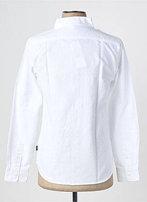 Chemise manches longues coupe cintrée blanc TBS homme
