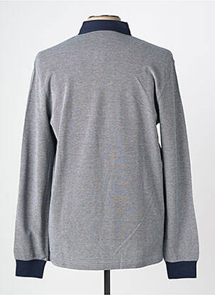 Polo manches longues manches longues bleu TBS homme