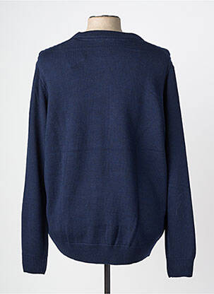 Pull stretch manches longues bleu MISE AU GREEN homme