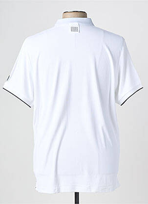 Polo stretch manches courtes blanc TBS homme