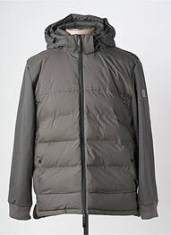 Doudoune manches longues a capuche gris TIMEZONE homme