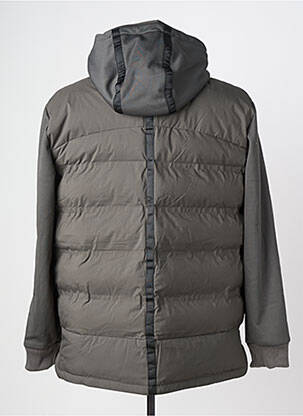 Doudoune manches longues a capuche gris TIMEZONE homme