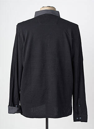Polo manches longues manches longues noir MISE AU GREEN homme