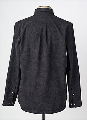 Chemise manches longues poignets boutonnés noir MCLASSICS homme